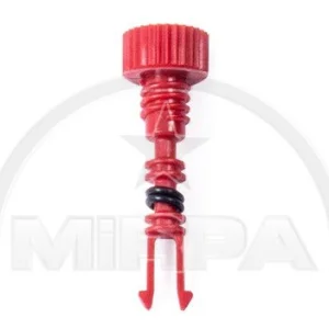 61855 | RADIATOR PLUG PLASTIC RED