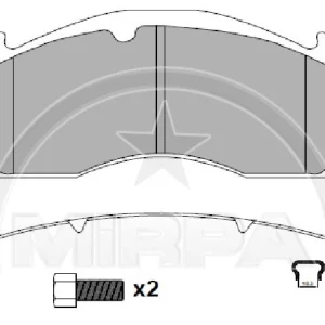 64023 | BRAKE PAD VOLVO