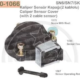 64149 | Caliper Plastic Cover (Sensor with 2 Cables)