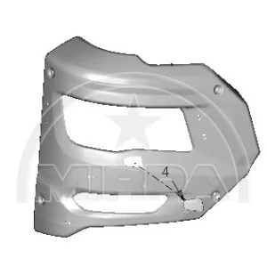 66206 | BUMPER STEEL RH